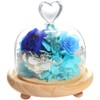 TEATSIGHT Preserved Flower Arrangement in a Glass Pot, Wrapped, 3 Flowers