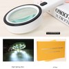 Handheld Magnifying Glass 30x Double Layer Optical Glass Lens Magnifier