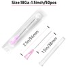 Disposable needles (18G-1.5Inch-50Pack)