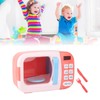 Kids Electric Microwave Oven Toy Set Cool Music Simulation Cooking