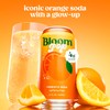 Bloom Pop Prebiotic Soda 12 Pack, Classic Orange Flavor, 12oz