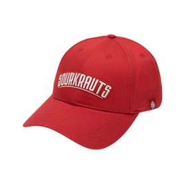 SOURKRAUTS Baseball Cap SK for Men & Women - Snapback Cap One Size, red