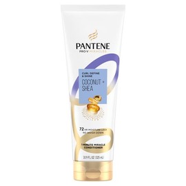 Pantene Curl Define & Shine Coconut + Shea 1 Minute Miracle Conditioner, 10.9 Ounce