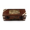 Thoreau's Go Confidently Quote Engraved Brass Telescope with Wooden Box,