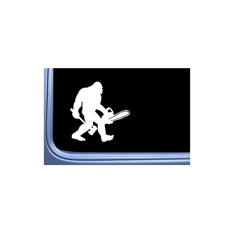 Bigfoot Logger Decal OS 439 6" sasquatch logging sticker chainsaw