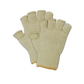 Magid Glove & Safety 893NF Magid Knit Master /893CNF - Guantes de punto a máquina sin dedos para mujeres, mujeres (talla M), natural, para hombres (ta
