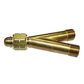 Western Enterprises 102 Y Connections, 200 PSIG, Brass, Acetylene/Fuel Gases, 9/16" - 18 (M), Female/male Connection, 0.5 Length, B-Size/ B-Size