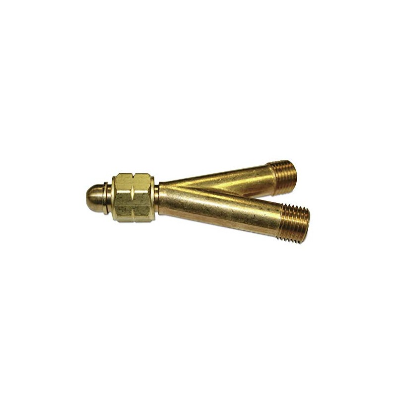 Western Enterprises 102 Y Connections, 200 PSIG, Brass, Acetylene/Fuel Gases,