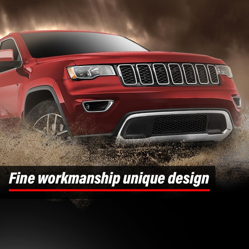 Front Lower Grille & Bumper Grill Bezel, Fit Jeep Grand