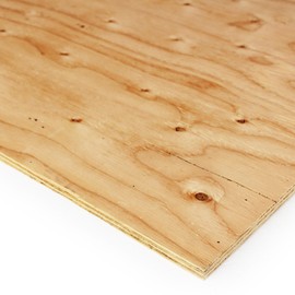 Falken Design CDX Plywood Sheathing Panel - 24 x 48, 23/32" Thick, 5 Ply - PS 2 Standards, Made in USA, Square Edge, Wood Panel for Walls, Roofs, Floors