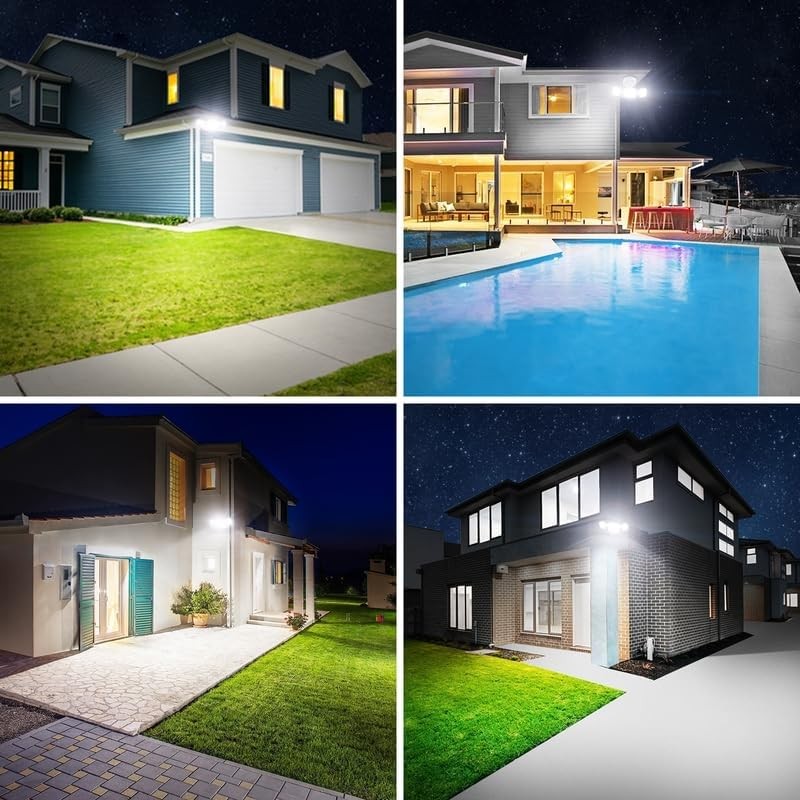Onforu 2 Pack 75W Flood Lights Outdoor, 7000LM LED Flood