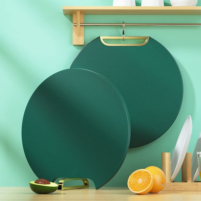 Naita, Round Cutting Board, Antibacterial, Heat Resistant, Boiling, Handle, Round