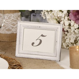 Darice David Tutera Double Sided Table Numbers - Cream/Brown - 25Piece