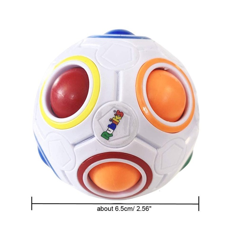 Rubik's Cube Rainbow Ball Color Matching Puzzle, Fun Addictive Educational