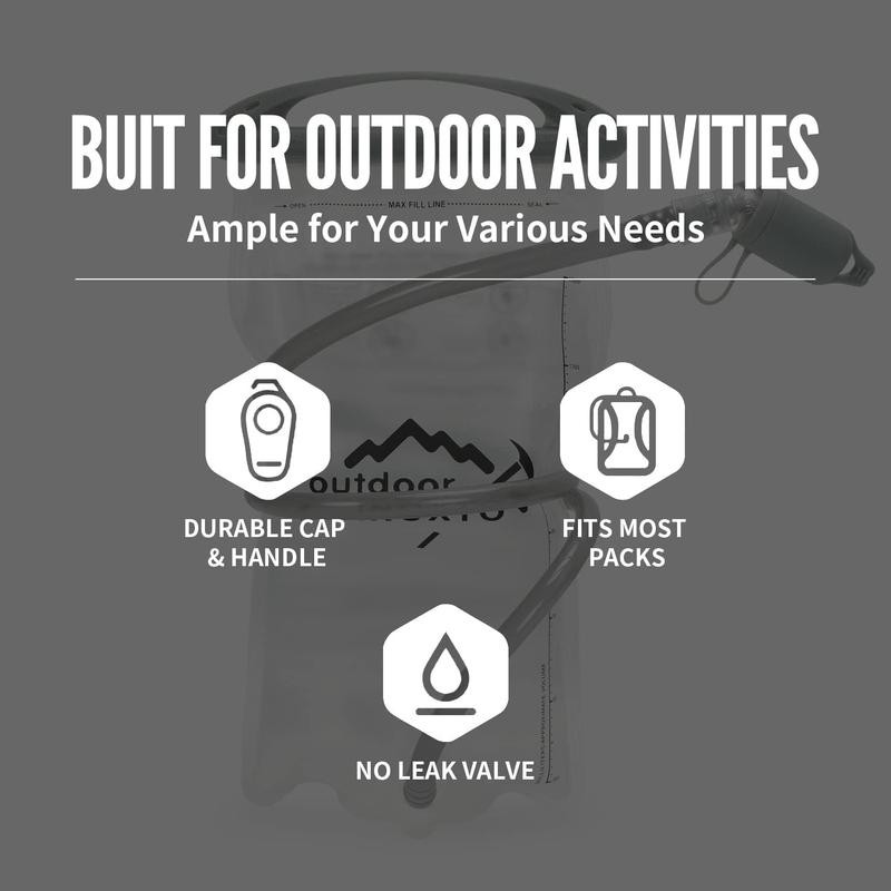 INOXTO Hydration Bladder Water Bladder - Size: 3L