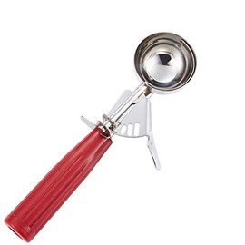 Saebye - Cuchara para galletas, n.º 24 (1.3 onzas) - Cucharas para disher, cuchara para porciones - Control de porciones - Acero inoxidable 18/8, mang