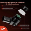 A-Premium Juego de 4 Sensores de Ayuda de Asistencia de