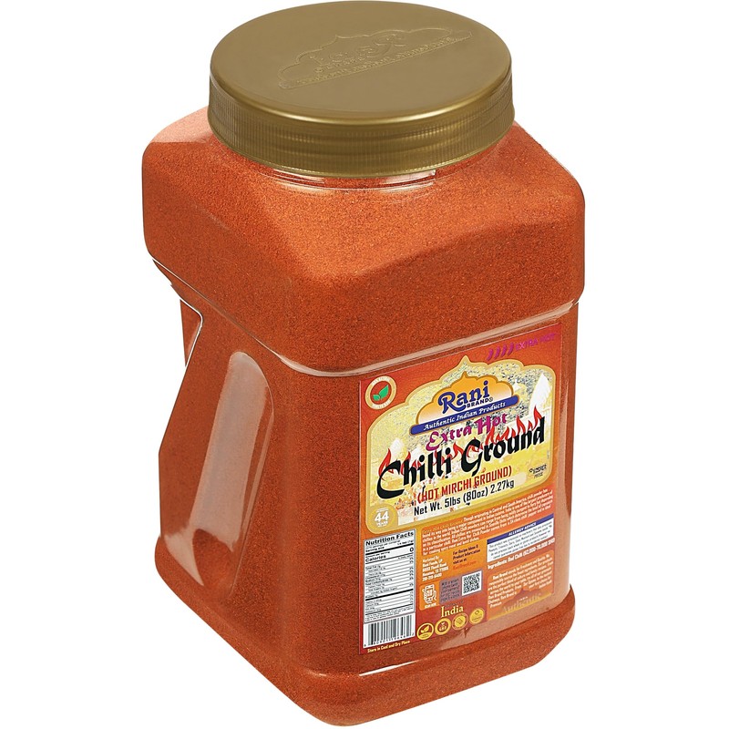 Rani Extra Hot Chilli Powder Indian Spice 80oz (5lbs) 2.27kg