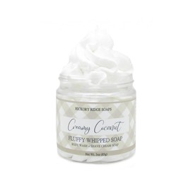 Creamy Coconut Whipped Soap, Regular Soap, Body Wash, and Shave Cream All In One (Medium)