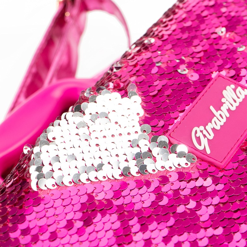 Nice Group Girabrilla Make-Up Case - Magenta/Silver