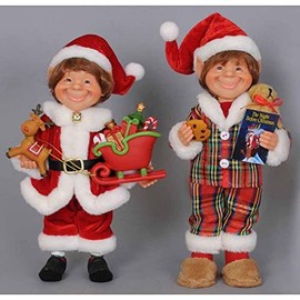 Karen Didion Traditional Elf Set of 2