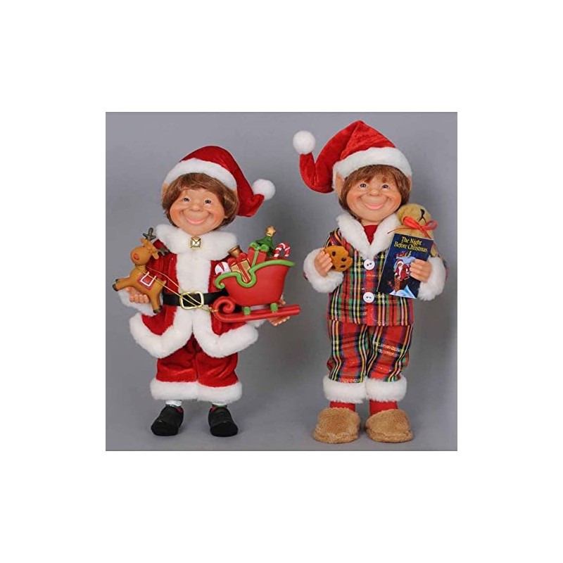 Karen Didion Traditional Elf Set of 2