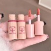 Set De Esmaltes De Labios Mini Bear, 4 Unidades, Pintalabios