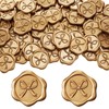 MotiMind 100 Pcs Bow Wax Seal Stickers Bow Wax Seal