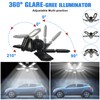 Aoretic LED Garage Lights Bulb 10+1 Panels 2 Pack -200W,