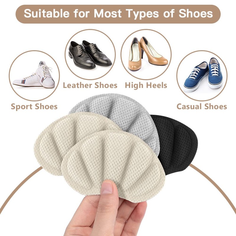 Flintronic 4 pairs sneaker repair patch, heel patch, shoe heel