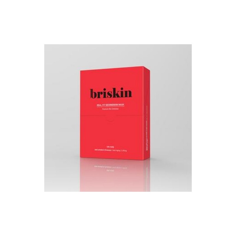 briskin Real Fit Secondskin Anti-Aging Mask Sheet 10 Sheets -