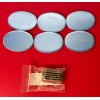 Cawley Company Magnetic Oval Name Badge Blanks with Pin –