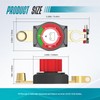 Hilictokt Top Post Battery Disconnect Switch On/Off 275A 12-48V Battery