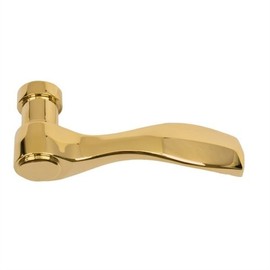 Andersen Newbury Style Lever Handle Right Hand in Bright Brass