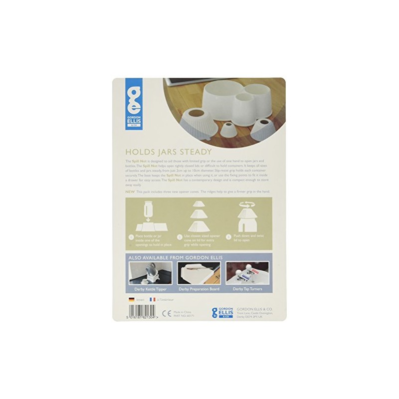 Sammons Preston Spill-Not Jar & Bottle Opener, Comfortable Jar Opener