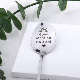Grandma Mothers Day Gifts for Nonnie Coffee Spoon Gifts for Nana Grandma Birthday Gifts for Nanny Grammy Grandmother Appreciation Gifts for Granny Gigi Gifts for Grandma Tea Lover Spoon Gift