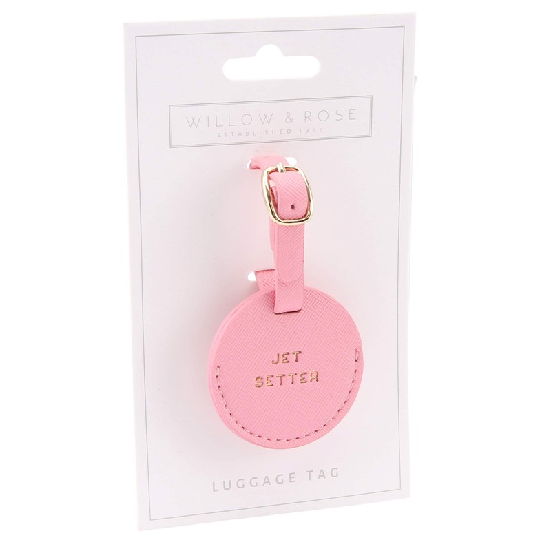 Willow & Rose Luggage Tag - Pink
