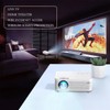 POFET Mini Projector, Portable Phone Projector, 1080P Full HD Support,