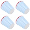 4Pcs/Set Imitation Porcelain Water Cup Originality Beverage Mug for Home