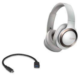 BoxWave Cable Compatible with Cleer Enduro ANC - USB Expansion Adapter, Add USB Connected Hardware to Your Phone