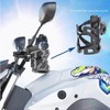 M&A MEAB Porta Vasos Universal para Moto o Bici,Soporte Ajustable