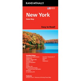 Rand McNally Easy to Read: New York State Map