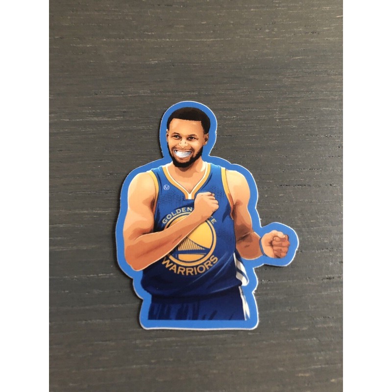 Steph Curry Vinyl Sticker Art Golden State Warriors Champion High