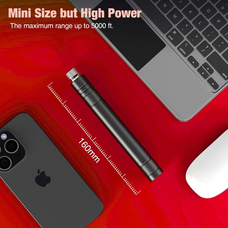 Rechargeable Red Laser Pointer - Long-Range Laser Pointer High Power