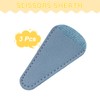 sourcing map 3Pcs Scissors Sheath, 2.9" x 1.5" Scissors Cover