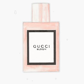 Light Pink Perfume Vinyl Waterproof Sticker Decal Car Laptop Wall Window Bumper Sticker 5"