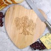 'Willow Tree' Wooden Heart Shaped Chopping/Cutting Board (WB00055655)