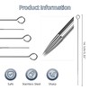 ATOMUS 10pcs 7RL Tattoo Needles 10pcs tips 7RT Disposable Medical