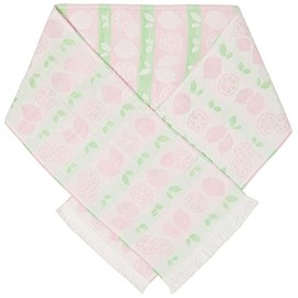 Seikan Cool Scarf ECO de WTFR-100 PI Made in Japan Cool Scarf Towel with Cooler Bag, 6.3 x 39.4 inches (16 x 100 cm), Fresh Lemon, Pink