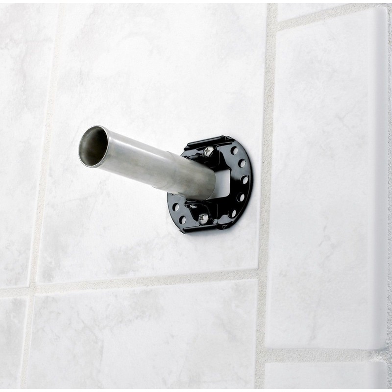 Moen Brushed Nickel 5-Foot Curved Fixed Mount Shower Curtain Rod
